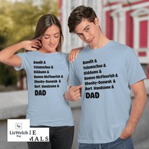 Dad nickname (Black Text) - Unisex Adult T-Shirt, Long Sleeve Tee, Sweatshirt, Hoodie