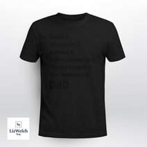 Dad nickname (Black Text) - Unisex Adult T-Shirt, Long Sleeve Tee, Sweatshirt, Hoodie