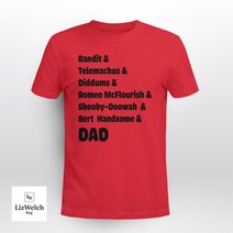 Dad nickname (Black Text) - Unisex Adult T-Shirt, Long Sleeve Tee, Sweatshirt, Hoodie