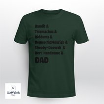 Dad nickname (Black Text) - Unisex Adult T-Shirt, Long Sleeve Tee, Sweatshirt, Hoodie