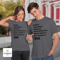 Dad nickname (Black Text) - Unisex Adult T-Shirt, Long Sleeve Tee, Sweatshirt, Hoodie