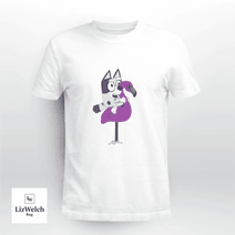 I'm The Flamingo Queen Shirt, Muffin Shirt (White Text) - Unisex Adult T-Shirt, Long Sleeve Tee, Sweatshirt, Hoodie