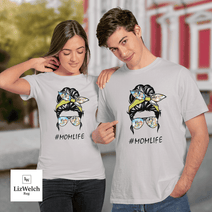 Momlife Shirt, Mumlife Shirt, Mother Shirt (Black text) - Unisex Adult T-Shirt, Long Sleeve Tee, Sweatshirt, Hoodie