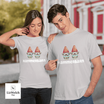 Hammerbarn Shirt With Garden Gnomes - Unisex Adult T-Shirt, Long Sleeve Tee, Sweatshirt, Hoodie