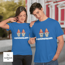 Hammerbarn Shirt With Garden Gnomes - Unisex Adult T-Shirt, Long Sleeve Tee, Sweatshirt, Hoodie