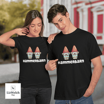 Hammerbarn Shirt With Garden Gnomes - Unisex Adult T-Shirt, Long Sleeve Tee, Sweatshirt, Hoodie