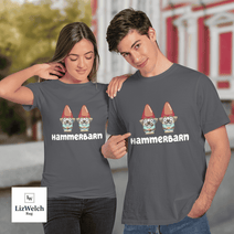 Hammerbarn Shirt With Garden Gnomes - Unisex Adult T-Shirt, Long Sleeve Tee, Sweatshirt, Hoodie