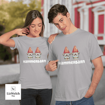 Hammerbarn Shirt With Garden Gnomes - Unisex Adult T-Shirt, Long Sleeve Tee, Sweatshirt, Hoodie