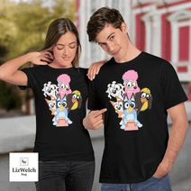 Friends Kids Seesaw, Cute Kids Snicker, Coco, Bingo, Chloe - Unisex Adult T- Shirt, Long Sleeve Tee, Sweatshirt, Hoodie