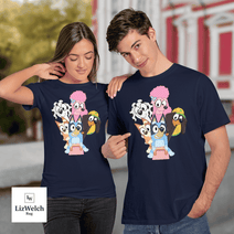 Friends Kids Seesaw, Cute Kids Snicker, Coco, Bingo, Chloe - Unisex Adult T- Shirt, Long Sleeve Tee, Sweatshirt, Hoodie