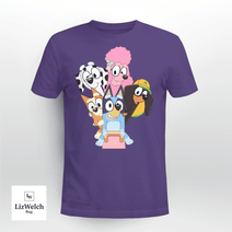 Friends Kids Seesaw, Cute Kids Snicker, Coco, Bingo, Chloe - Unisex Adult T- Shirt, Long Sleeve Tee, Sweatshirt, Hoodie