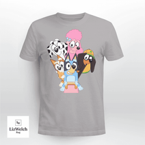 Friends Kids Seesaw, Cute Kids Snicker, Coco, Bingo, Chloe - Unisex Adult T- Shirt, Long Sleeve Tee, Sweatshirt, Hoodie