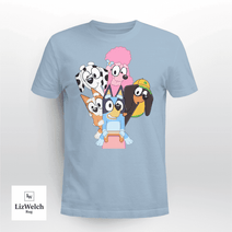 Friends Kids Seesaw, Cute Kids Snicker, Coco, Bingo, Chloe - Unisex Adult T- Shirt, Long Sleeve Tee, Sweatshirt, Hoodie