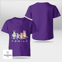Family Shirt (White Text) - Kid Shirt (Sizes For 1-8 Years Old)