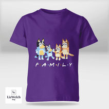Family Shirt (White Text) - Kid Shirt (Sizes For 1-8 Years Old)
