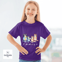 Family Shirt (White Text) - Kid Shirt (Sizes For 1-8 Years Old)