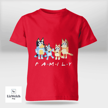 Family Shirt (White Text) - Kid Shirt (Sizes For 1-8 Years Old)