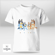 Family Shirt (White Text) - Kid Shirt (Sizes For 1-8 Years Old)