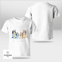 Family Shirt (White Text) - Kid Shirt (Sizes For 1-8 Years Old)