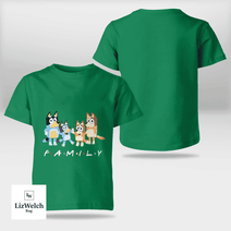 Family Shirt (White Text) - Kid Shirt (Sizes For 1-8 Years Old)