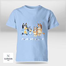 Family Shirt (White Text) - Kid Shirt (Sizes For 1-8 Years Old)