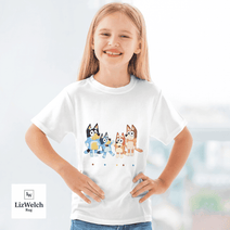 Family Shirt (White Text) - Kid Shirt (Sizes For 1-8 Years Old)