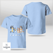 Family Shirt (White Text) - Kid Shirt (Sizes For 1-8 Years Old)
