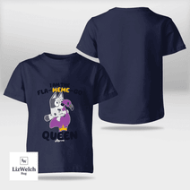 I'm A Fla-Meme-Go Queen Muffin Shirt (Black Text) - Kid Shirt (Sizes For 1-8 Years Old)