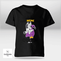 I'm A Fla-Meme-Go Queen Muffin Shirt (Black Text) - Kid Shirt (Sizes For 1-8 Years Old)