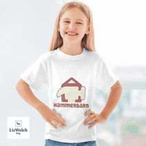 Hammerbarn (Mauve Text) Shirt - Kid Shirt (Sizes For 1-8 Years Old)