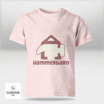 Hammerbarn (Mauve Text) Shirt - Kid Shirt (Sizes For 1-8 Years Old)