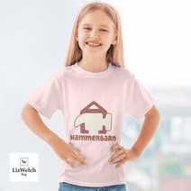 Hammerbarn (Mauve Text) Shirt - Kid Shirt (Sizes For 1-8 Years Old)