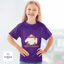 Hammerbarn (Mauve Text) Shirt - Kid Shirt (Sizes For 1-8 Years Old)