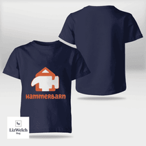 Hammerbarn (Orange Text) Shirt - Kid Shirt (Sizes For 1-8 Years Old)