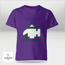 Hammerbarn (Dark Green Text) Shirt - Kid Shirt (Sizes For 1-8 Years Old)