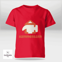 Hammerbarn (Orange Text) Shirt - Kid Shirt (Sizes For 1-8 Years Old)