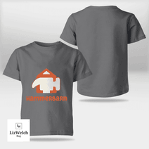 Hammerbarn (Orange Text) Shirt - Kid Shirt (Sizes For 1-8 Years Old)