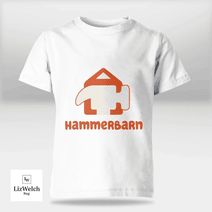 Hammerbarn (Orange Text) Shirt - Kid Shirt (Sizes For 1-8 Years Old)