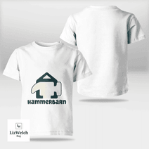 Hammerbarn (Dark Green Text) Shirt - Kid Shirt (Sizes For 1-8 Years Old)