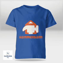 Hammerbarn (Orange Text) Shirt - Kid Shirt (Sizes For 1-8 Years Old)