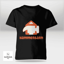 Hammerbarn (Orange Text) Shirt - Kid Shirt (Sizes For 1-8 Years Old)