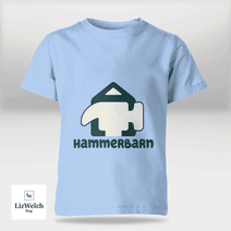 Hammerbarn (Dark Green Text) Shirt - Kid Shirt (Sizes For 1-8 Years Old)