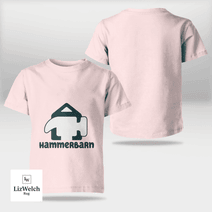Hammerbarn (Dark Green Text) Shirt - Kid Shirt (Sizes For 1-8 Years Old)
