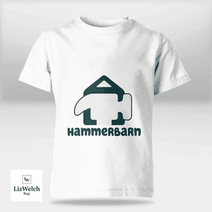 Hammerbarn (Dark Green Text) Shirt - Kid Shirt (Sizes For 1-8 Years Old)