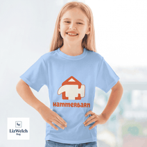 Hammerbarn (Orange Text) Shirt - Kid Shirt (Sizes For 1-8 Years Old)