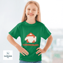 Hammerbarn (Orange Text) Shirt - Kid Shirt (Sizes For 1-8 Years Old)
