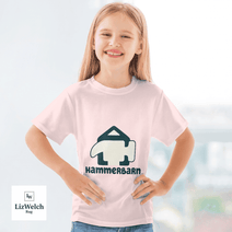 Hammerbarn (Dark Green Text) Shirt - Kid Shirt (Sizes For 1-8 Years Old)