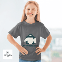 Hammerbarn (Dark Green Text) Shirt - Kid Shirt (Sizes For 1-8 Years Old)