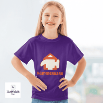 Hammerbarn (Orange Text) Shirt - Kid Shirt (Sizes For 1-8 Years Old)
