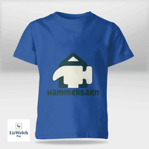 Hammerbarn (Dark Green Text) Shirt - Kid Shirt (Sizes For 1-8 Years Old)